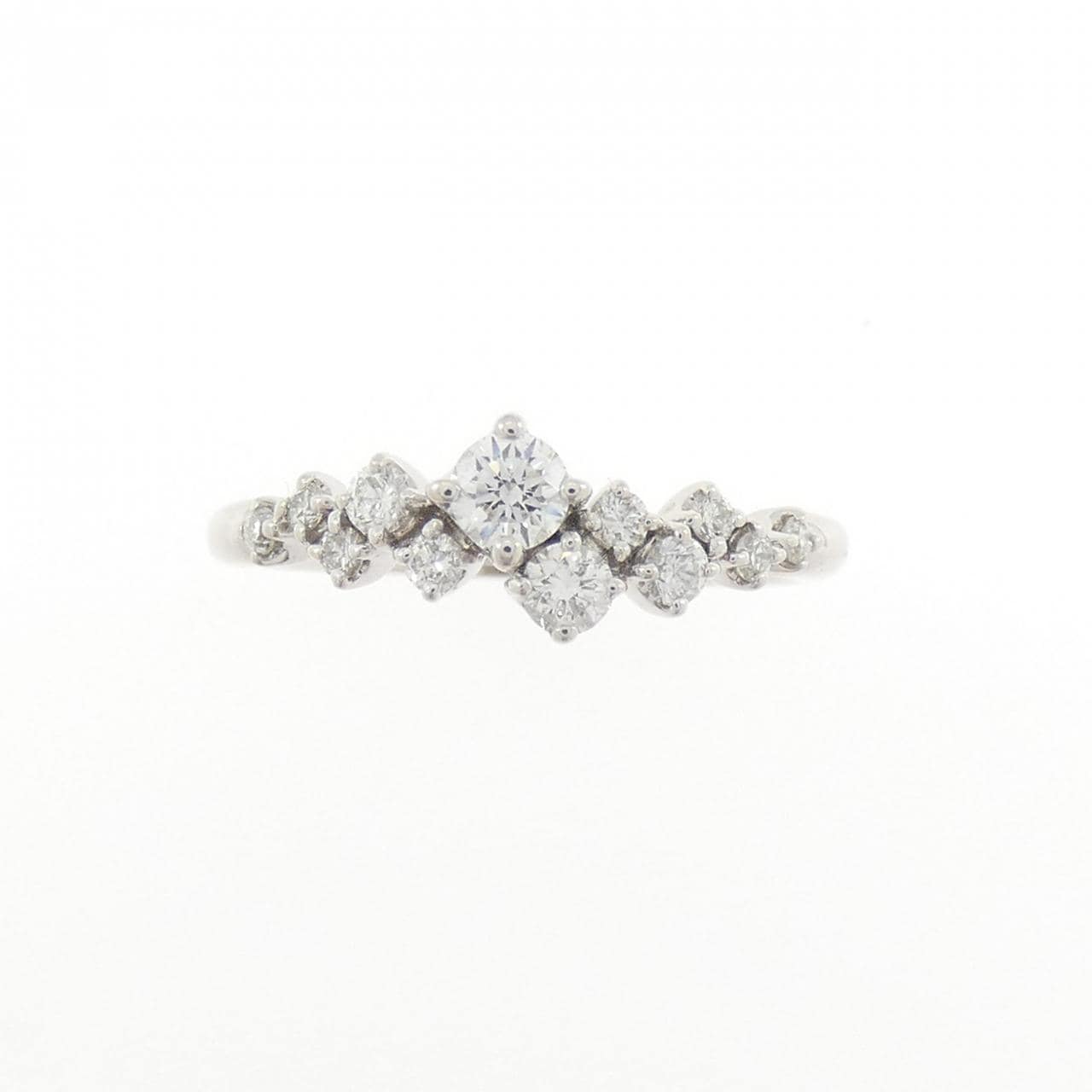 K18WG ダイヤモンド リング 0.30CT