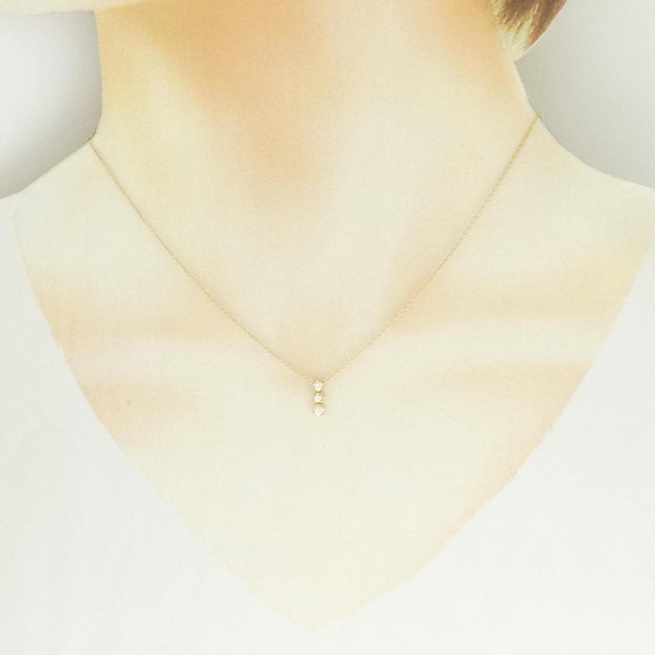 スタージュエリー ダイヤモンド ネックレス 0.06CT