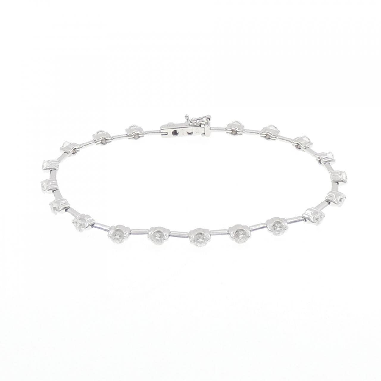 LINE ダイヤモンド ブレスレット 2.50CT
