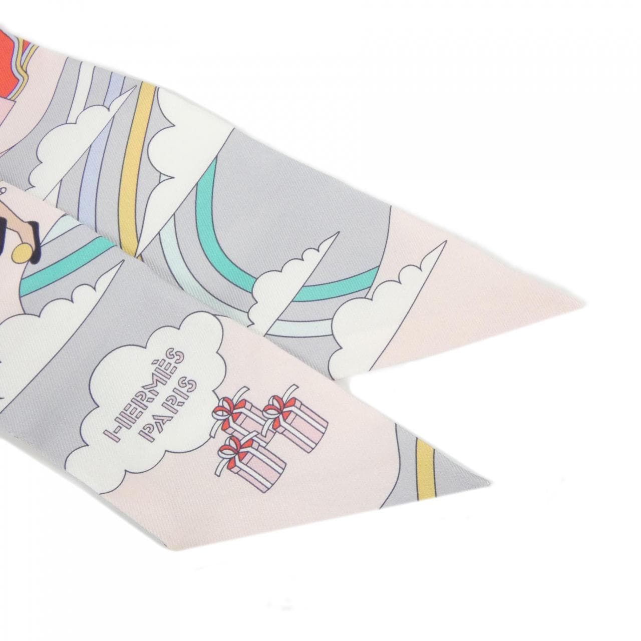 【未使用品】エルメス CARRES VOLANTS ツイリー 063849S スカーフ