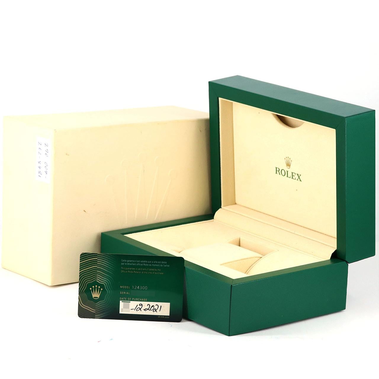 ロレックス オイスターパーペチュアル 124300 SS 自動巻 ランダム番