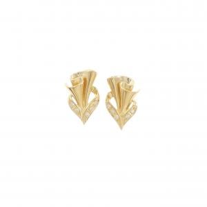 K18YG ダイヤモンド ピアス 0.10CT