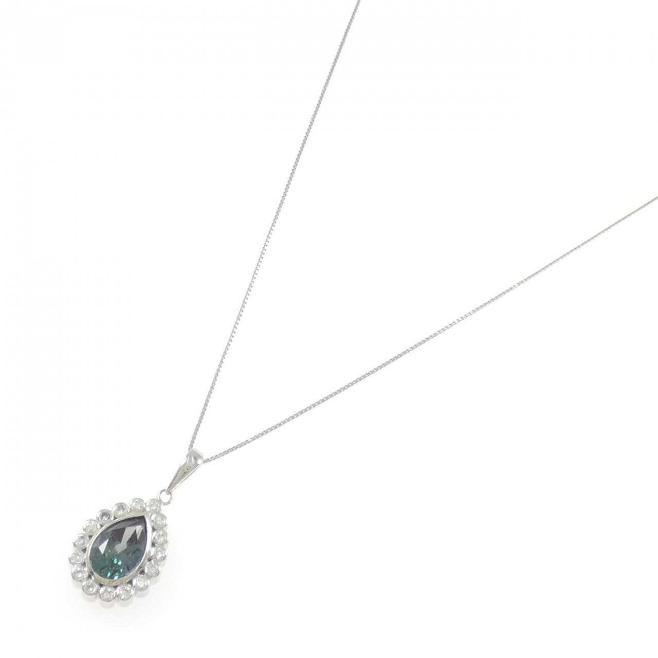 クレサンベール 合成アレキサンドライト ネックレス 1.61CT