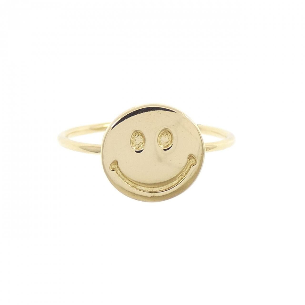 K18YG スマイル リング