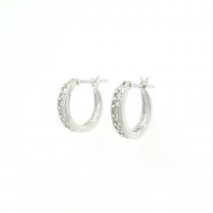 K18WG ダイヤモンド ピアス 0.20CT