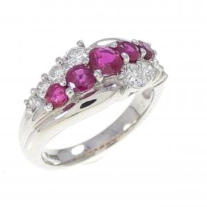 PT900 ルビー リング 0.97CT