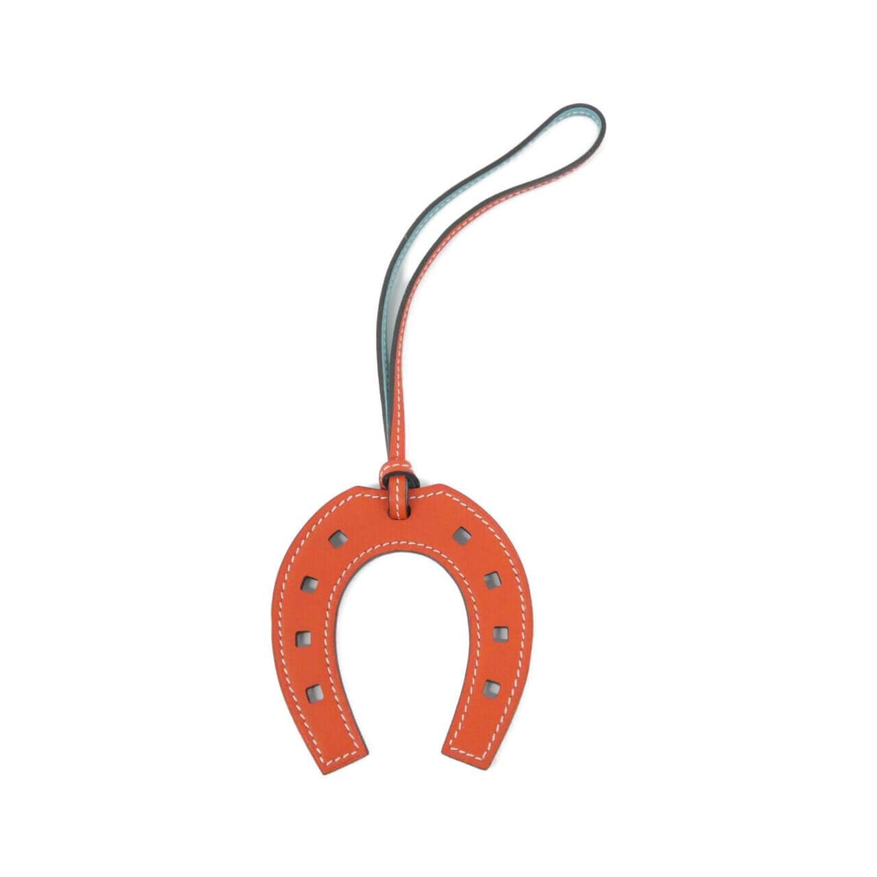 エルメス パドック フェールアシュバル バイカラー 073824CA バッグチャーム