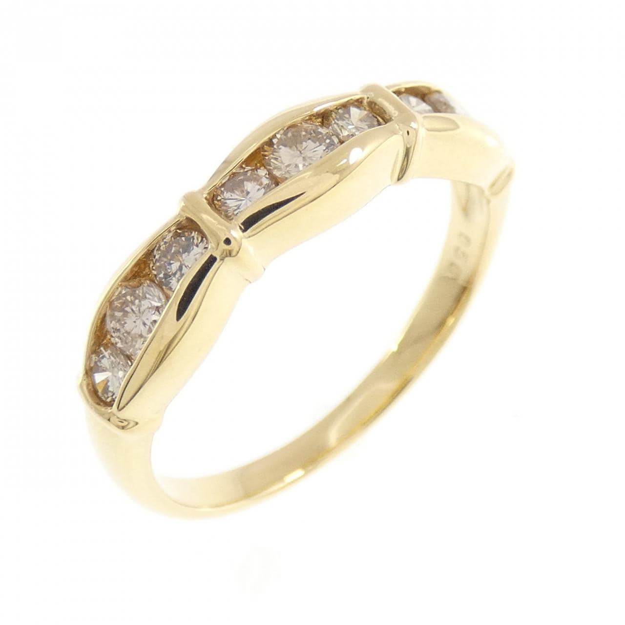 K18YG ダイヤモンド リング 0.50CT