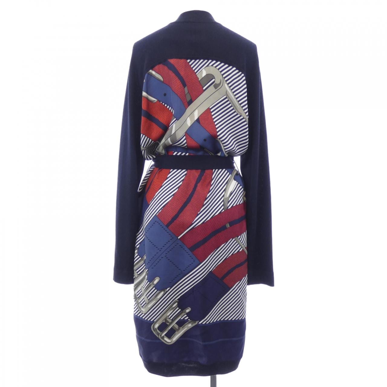 エルメス HERMES *97-7751 ツイルレーヌ ロングカーディガン