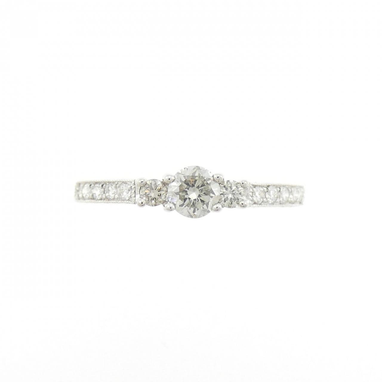 18KWG ダイヤモンド リング 0.24CT