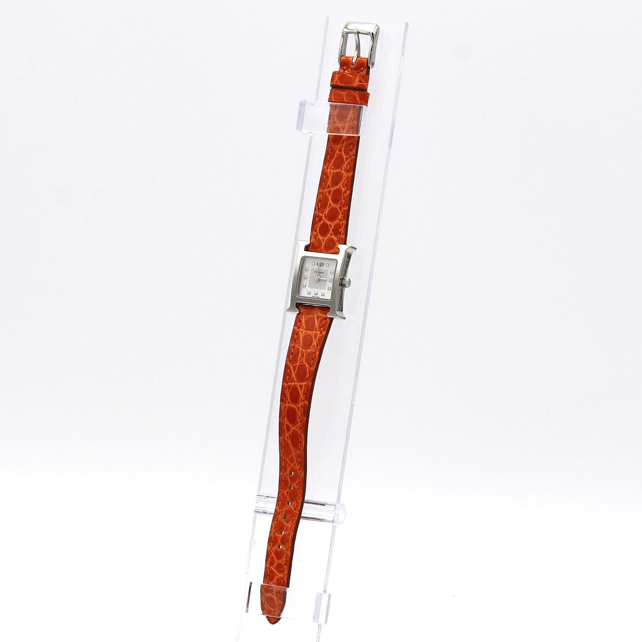【ノーメンテナンス還元価格】エルメス Hウォッチ･11P HH1.110 SS クォーツ