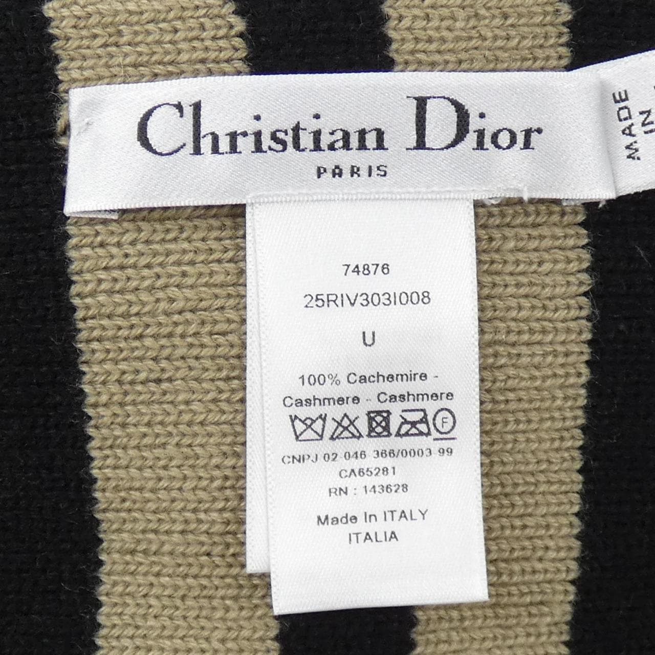 CHRISTIAN DIOR MUFFLER DIOR CHRISTIAN DIOR MUFFLER