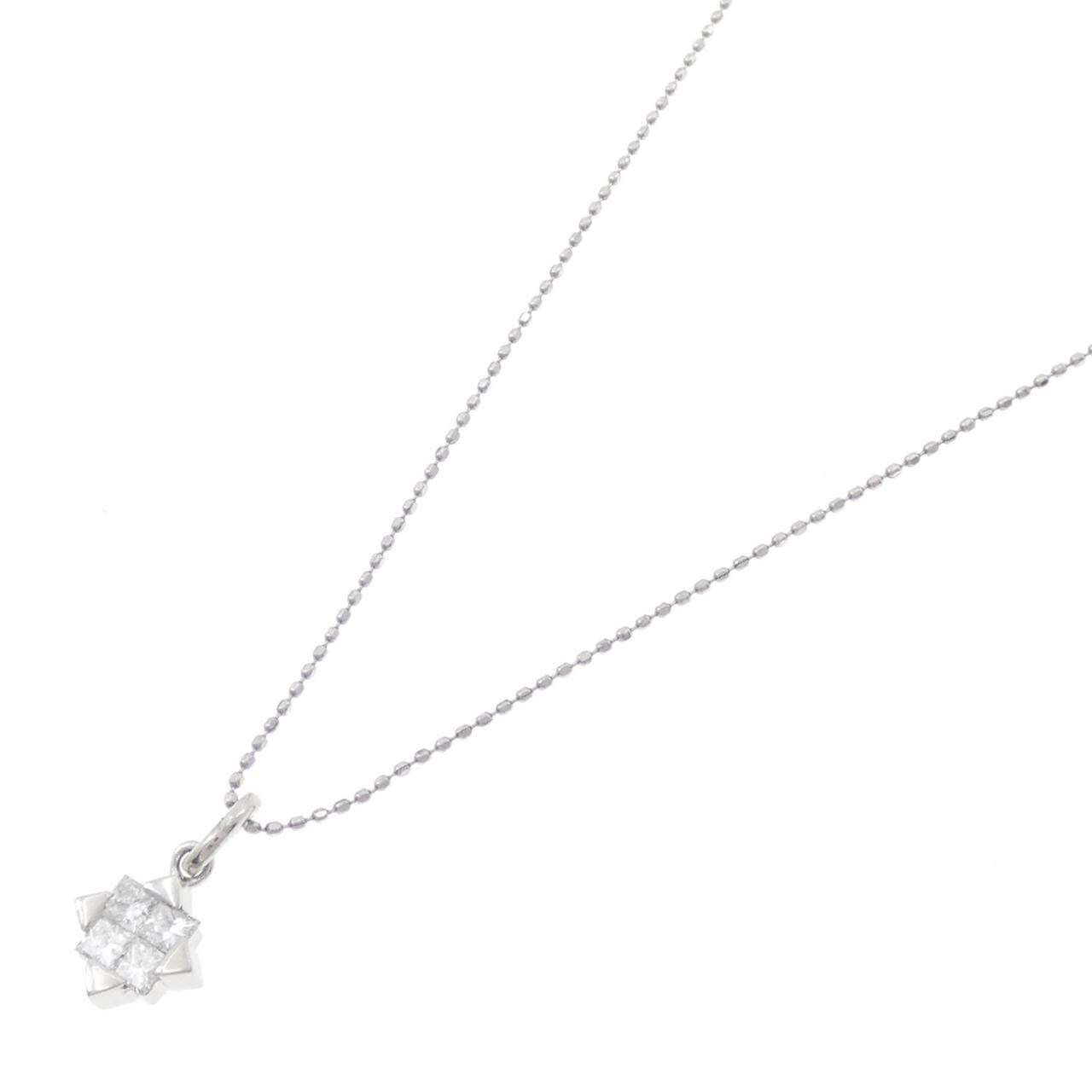 PT900/PT850 ダイヤモンド ネックレス 0.35CT