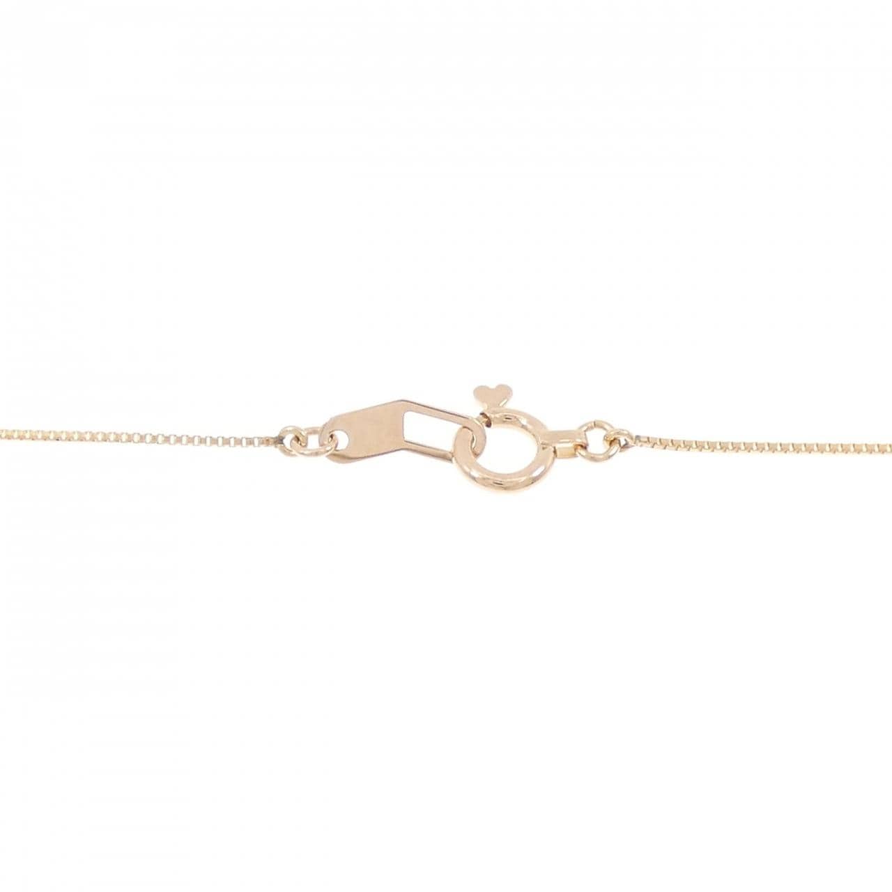 スタージュエリー クロス×ハート K18PG ネックレス