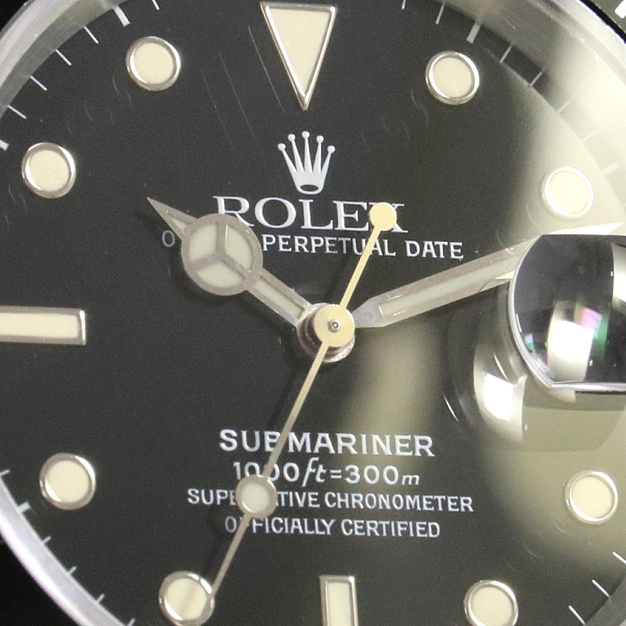 ロレックス ROLEX サブマリーナ デイト 16610 P番 時計 メンズ ブランド 自動巻き AT ステンレス SS シルバー ブラック 磨き済み