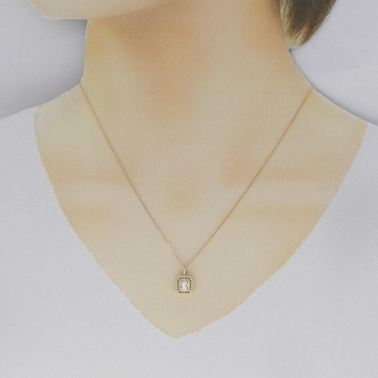 【新品】K18YG ダイヤモンド ネックレス 0.43CT