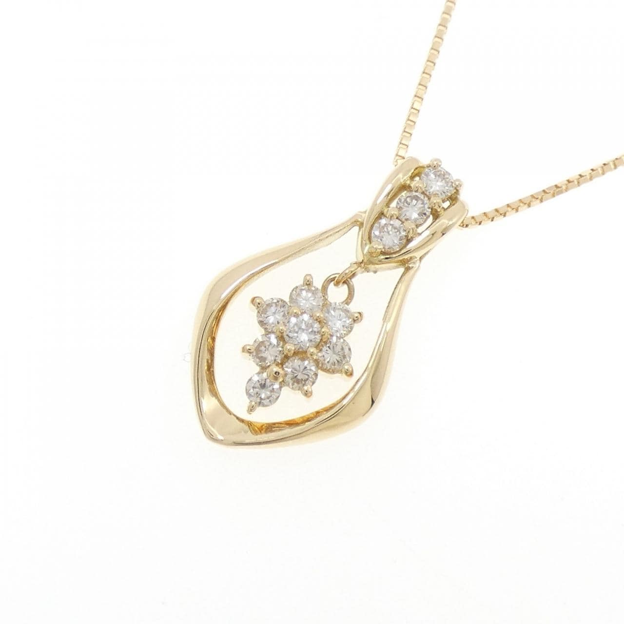 K18YG ダイヤモンド ネックレス 0.51CT