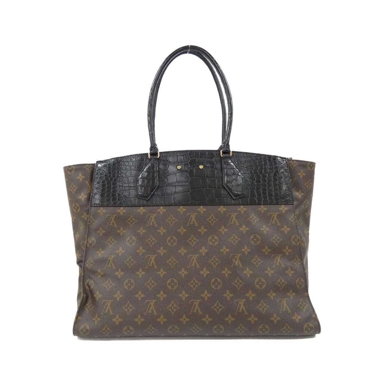 ルイヴィトン モノグラム+エキゾチック レザー シティ スティーマー XXL ショルダーバッグ