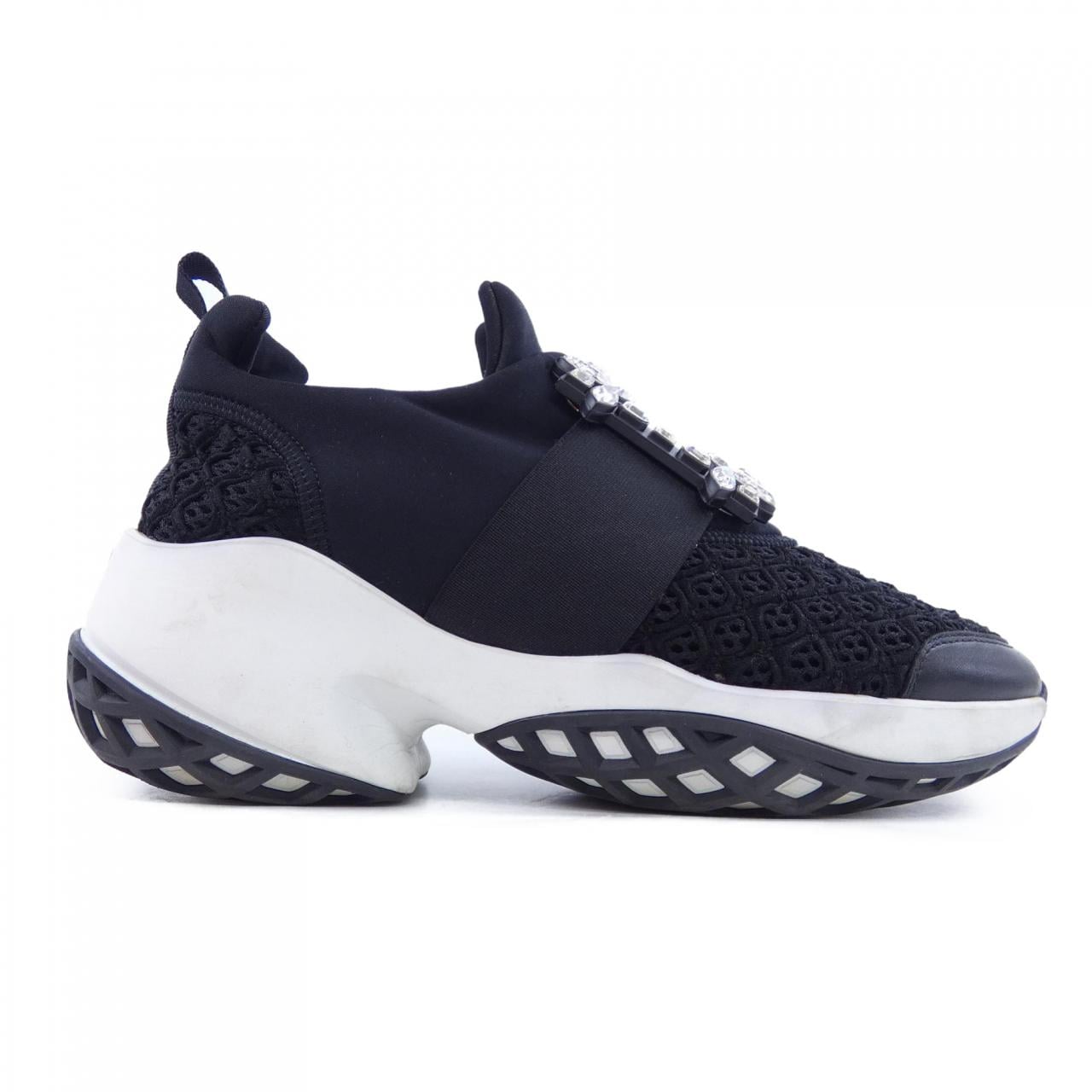 ロジェヴィヴィエ ROGER VIVIER ヴィヴ ラン　ストラスバックル スニーカー