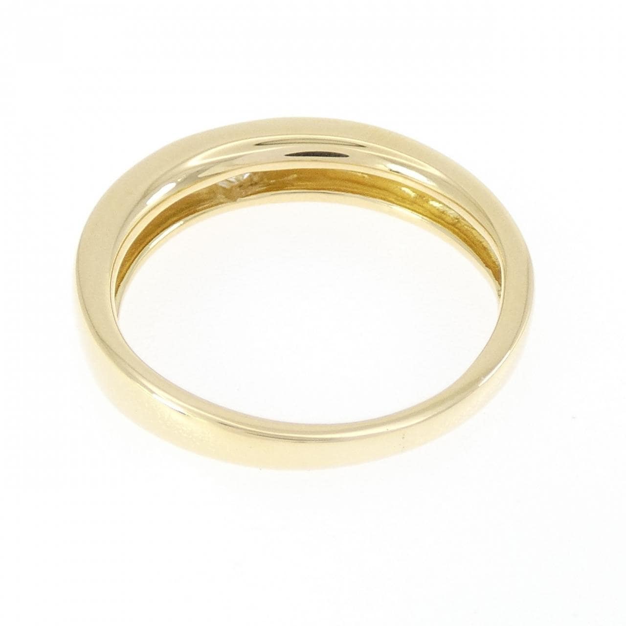K18YG ハート ダイヤモンド リング 0.13CT