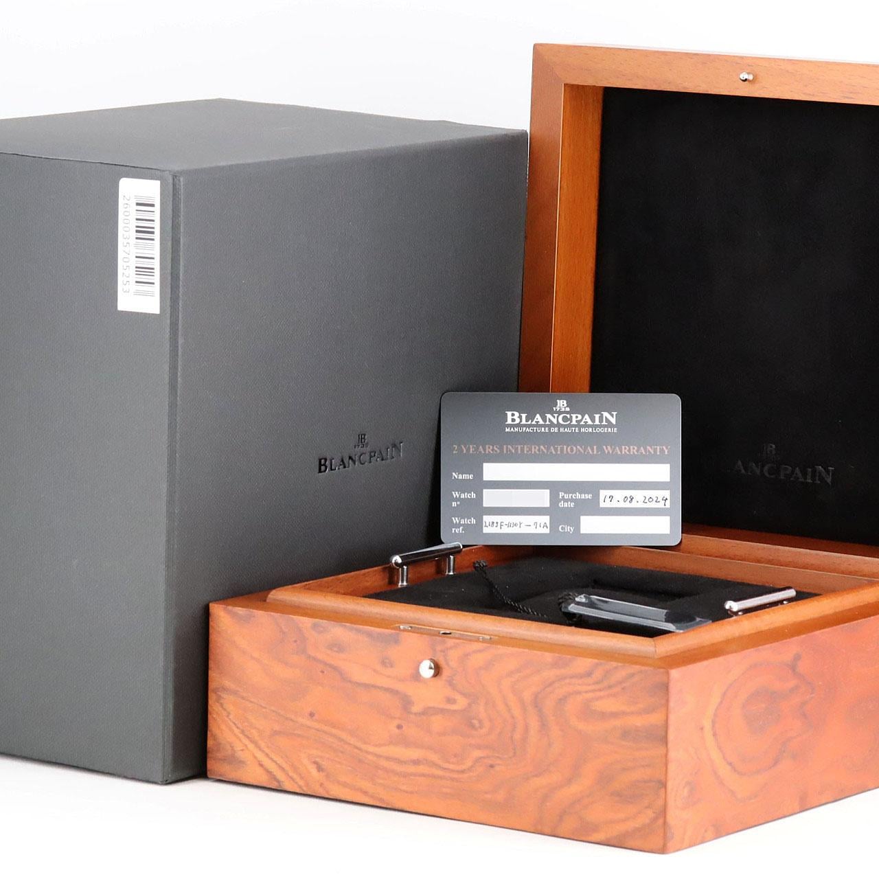 Blancpain Leman Flyback Chronograph Monaco Yacht Show 限量版 2185F-1130Y-71A SS自动上弦
