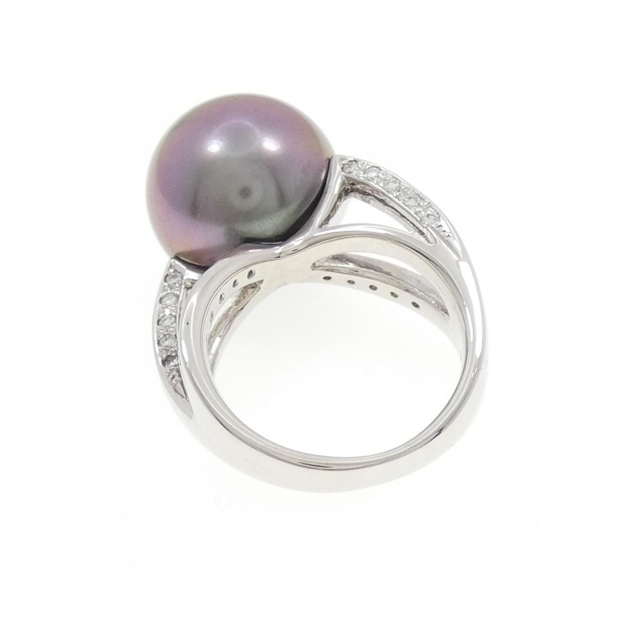 PT900 Black Pearl Ring 14.1mm