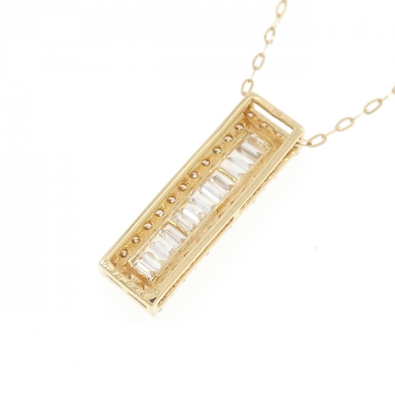 K18YG ダイヤモンド ネックレス 0.30CT