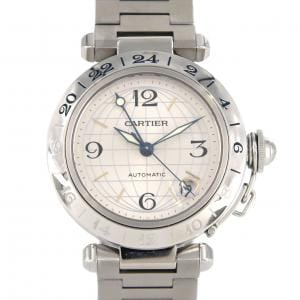カルティエ パシャC GMT W31029M7 SS 自動巻