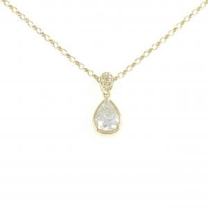 K18YG/750YG ダイヤモンド ネックレス 1.008CT