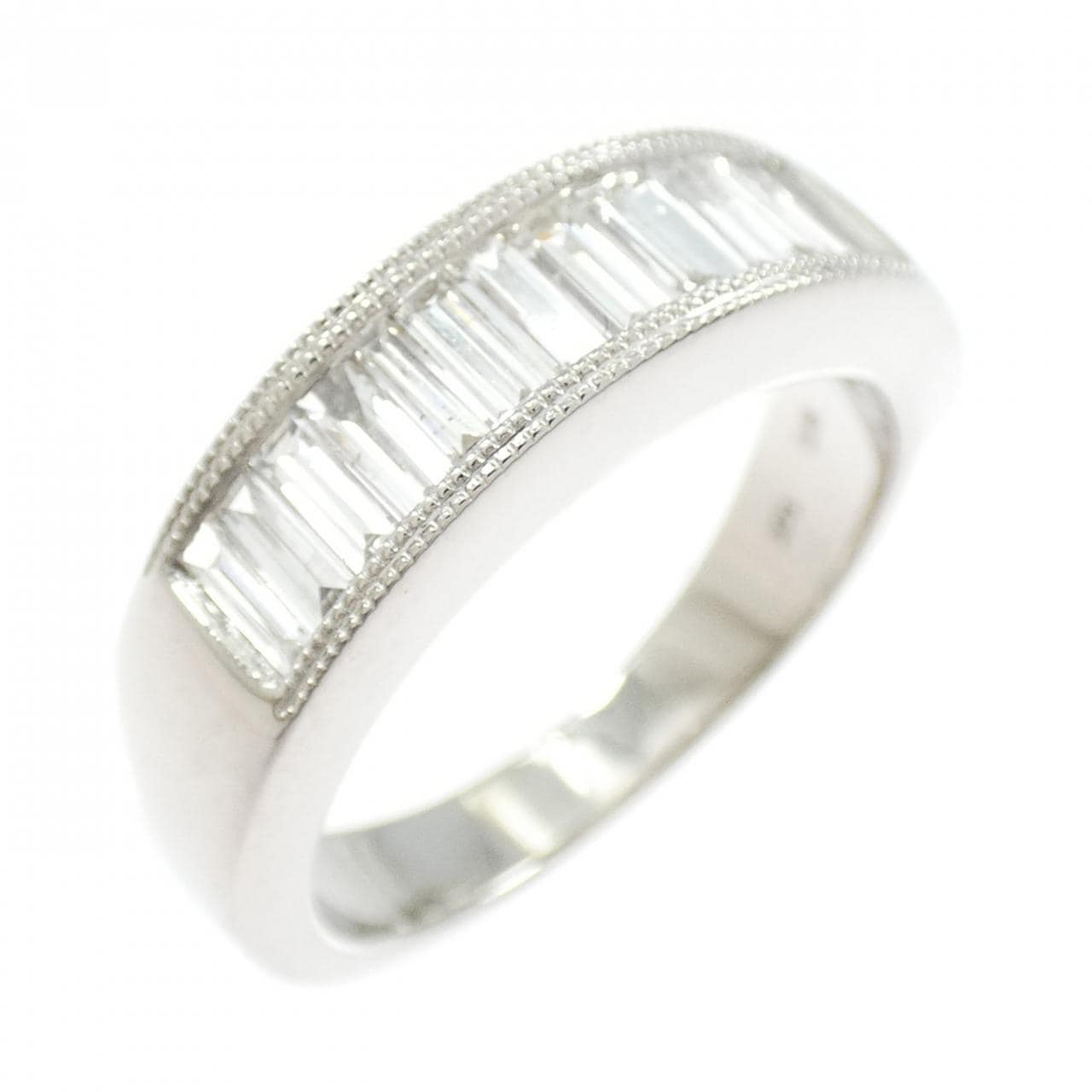 K14WG ダイヤモンド リング 0.75CT