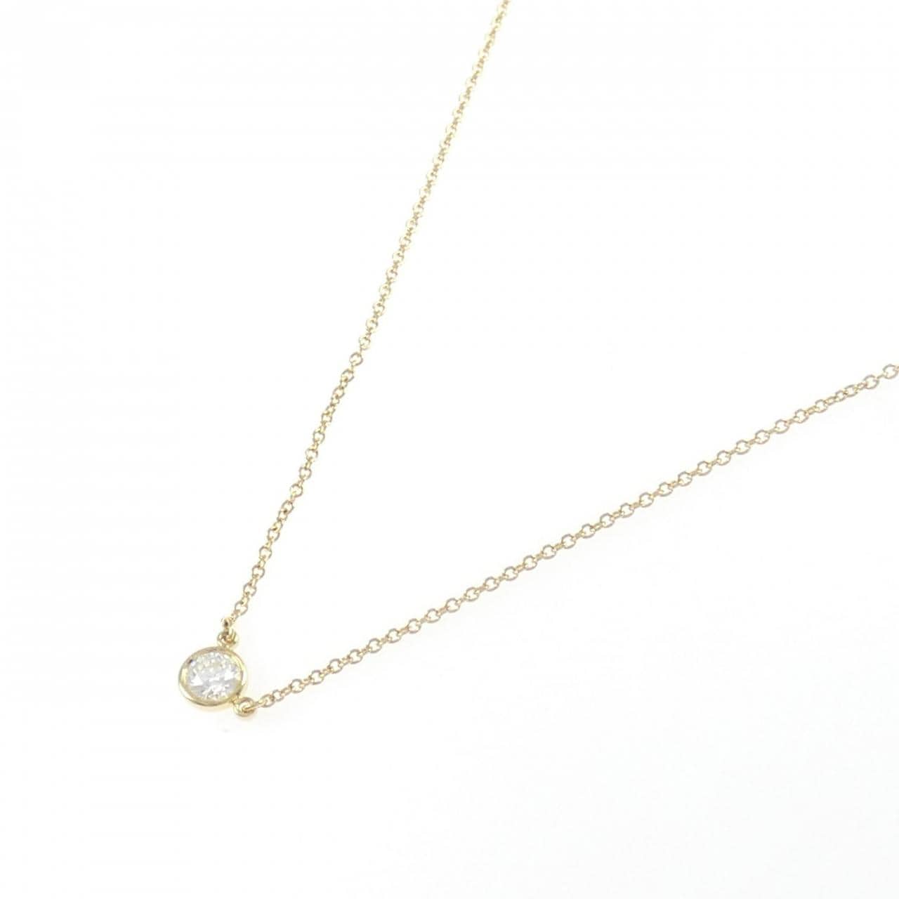 ティファニー バイザヤード ネックレス 0.19CT G VVS2 EXT