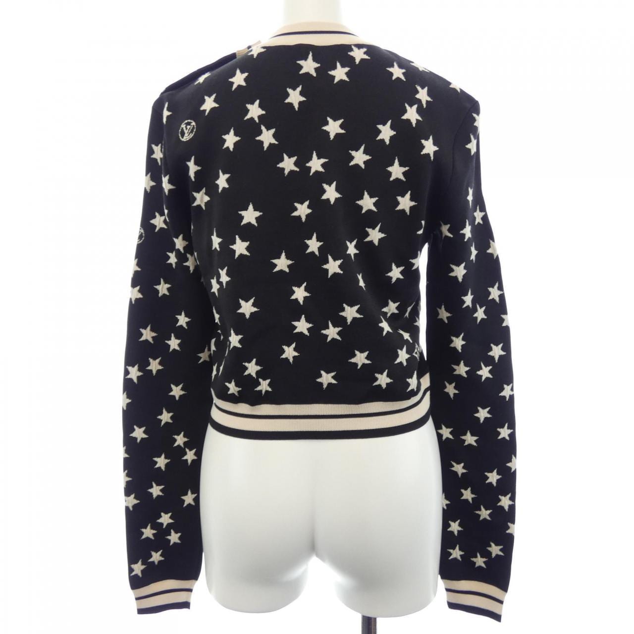 ルイヴィトン LOUIS VUITTON スタージャカードクロップドプルオーバー FNKL28L18 ニット