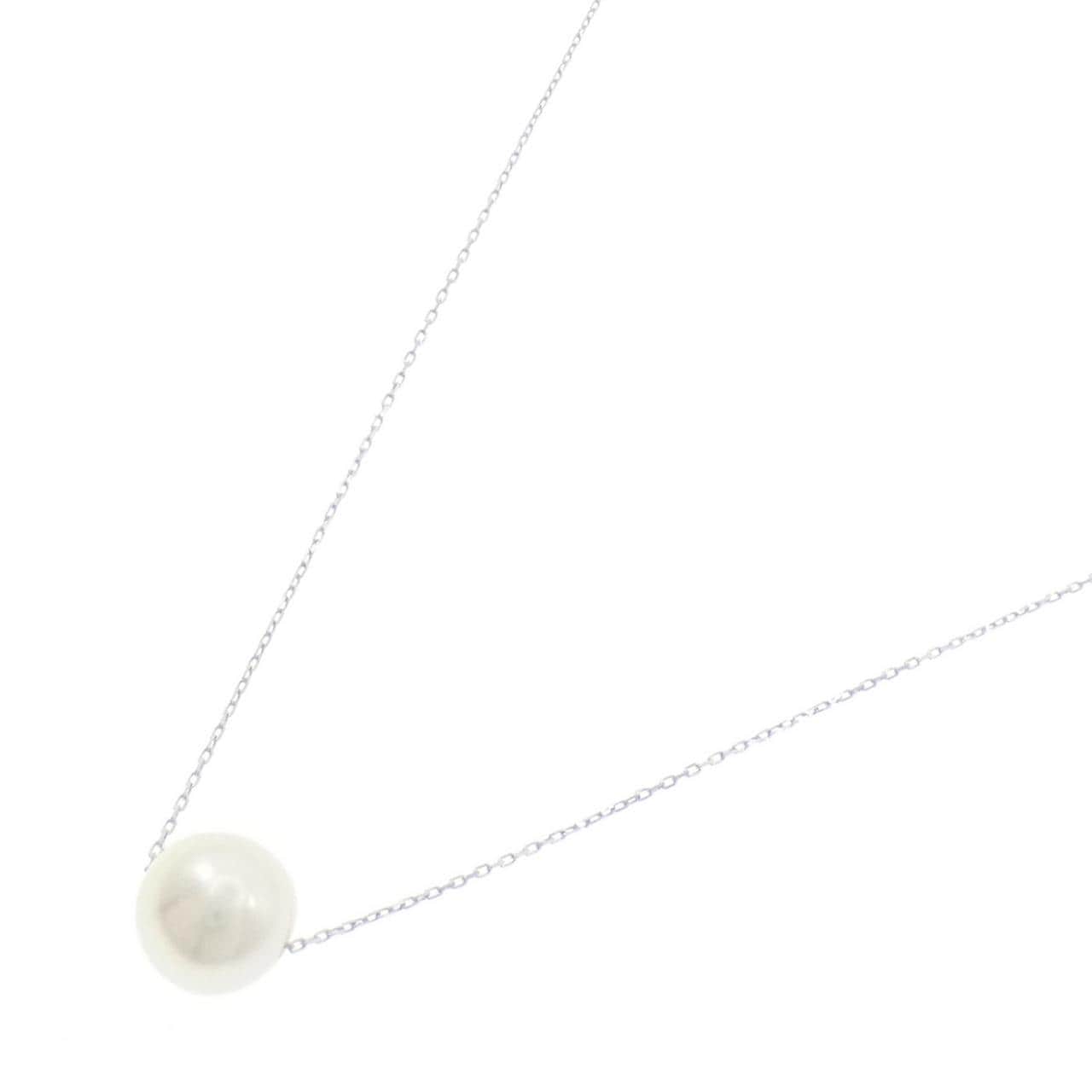 K18WG アコヤパール ネックレス 7.7mm