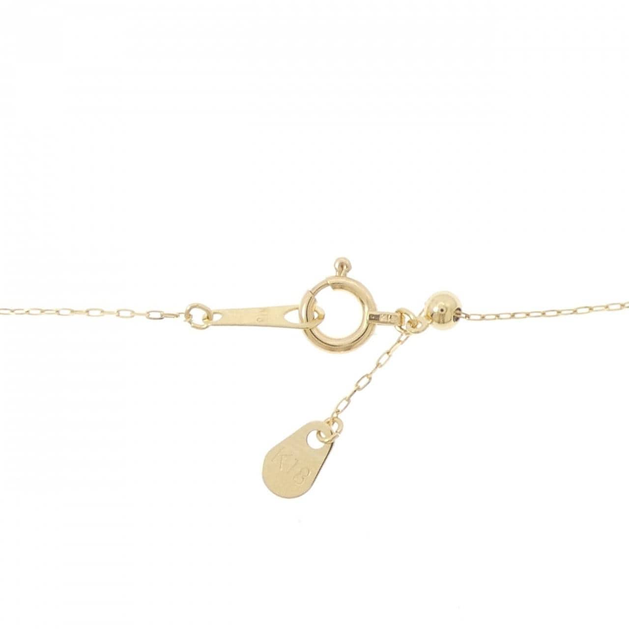 【新品】K18YG ルビー ネックレス 0.25CT