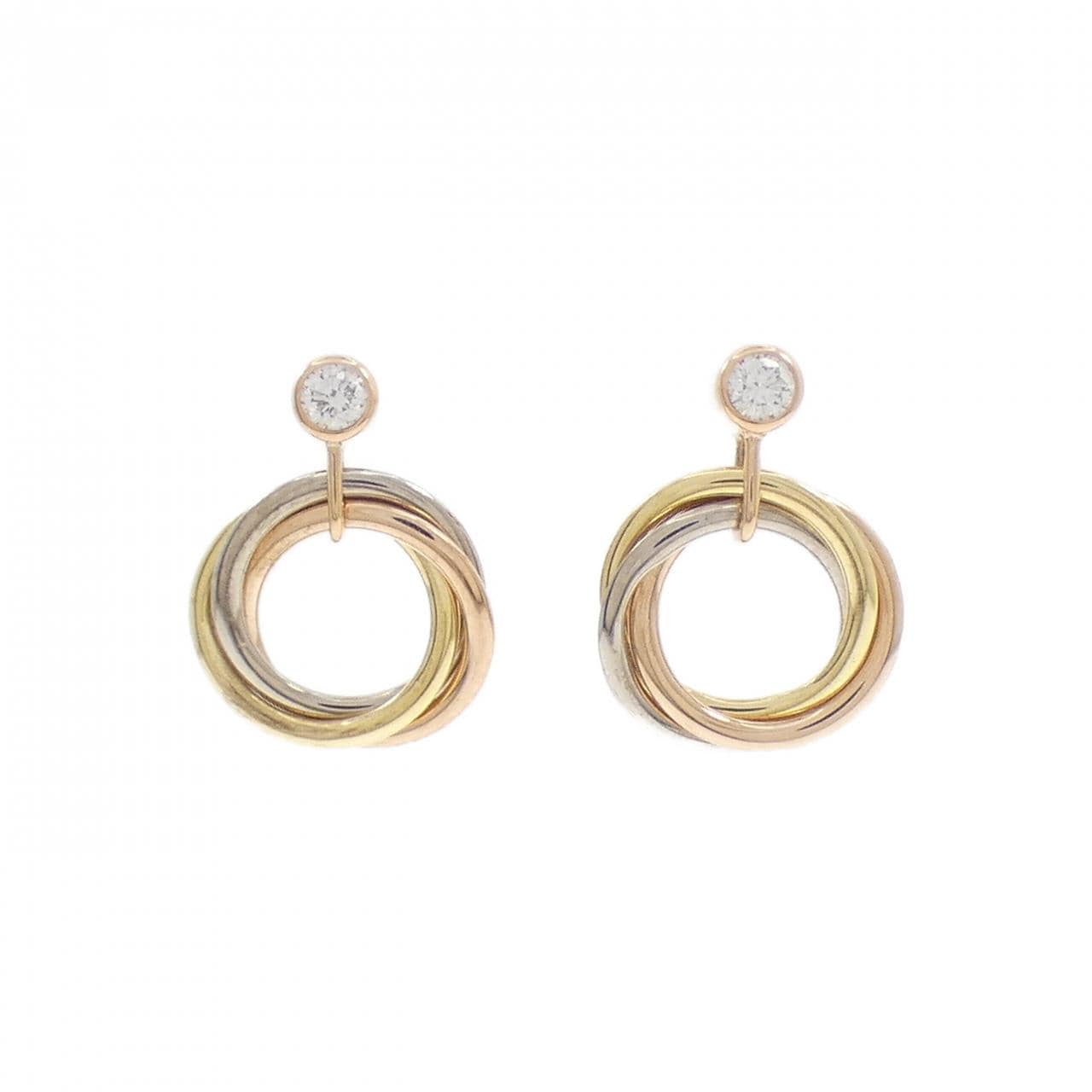 カルティエ トリニティ ピアス