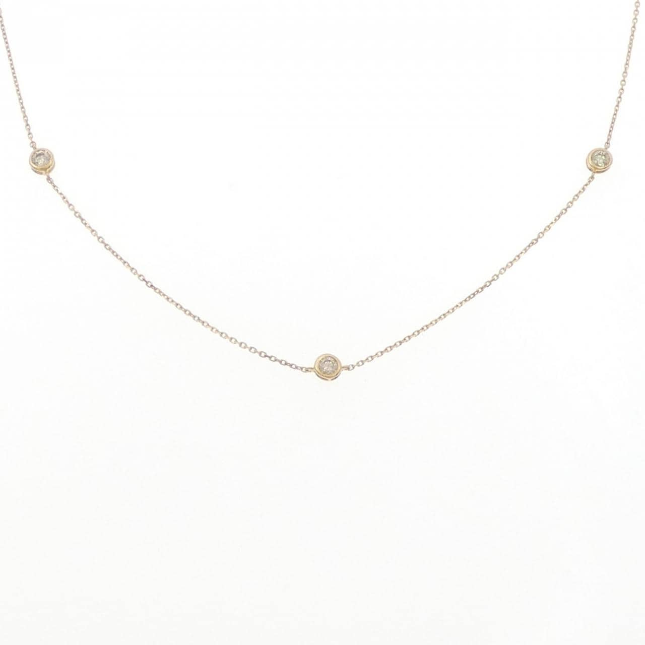 K18YG ダイヤモンド ネックレス 1.00CT
