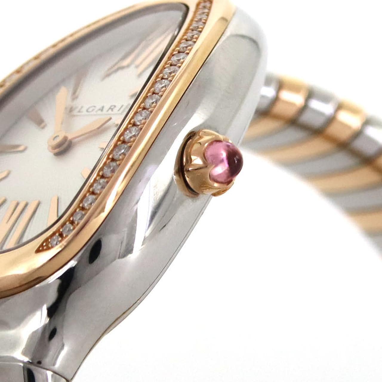 ブルガリ セルペンティトゥボガス PGコンビ/D Sサイズ SP35SPG/102237 SSxPG クォーツ