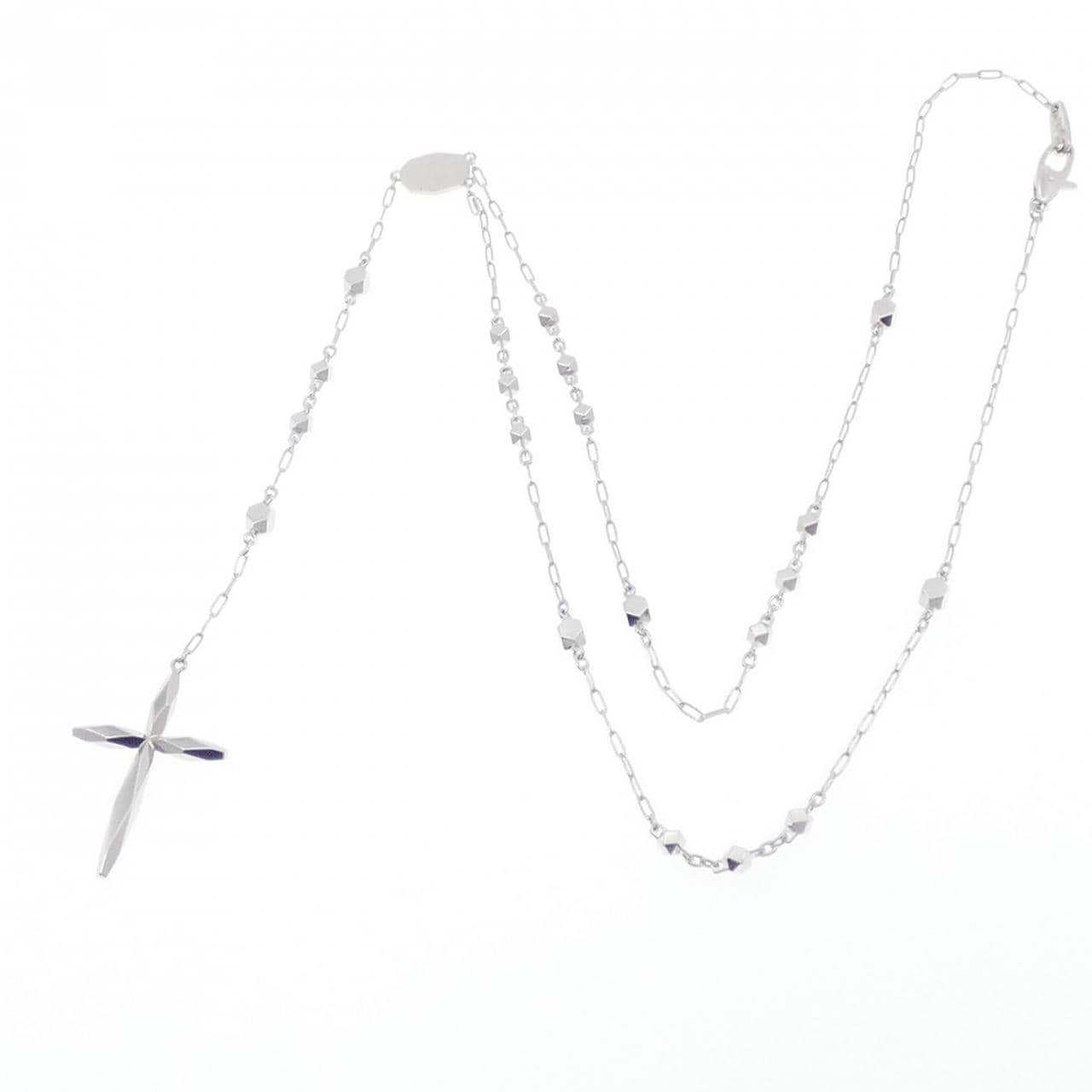 ルジアダ K18WG クロス ネックレス