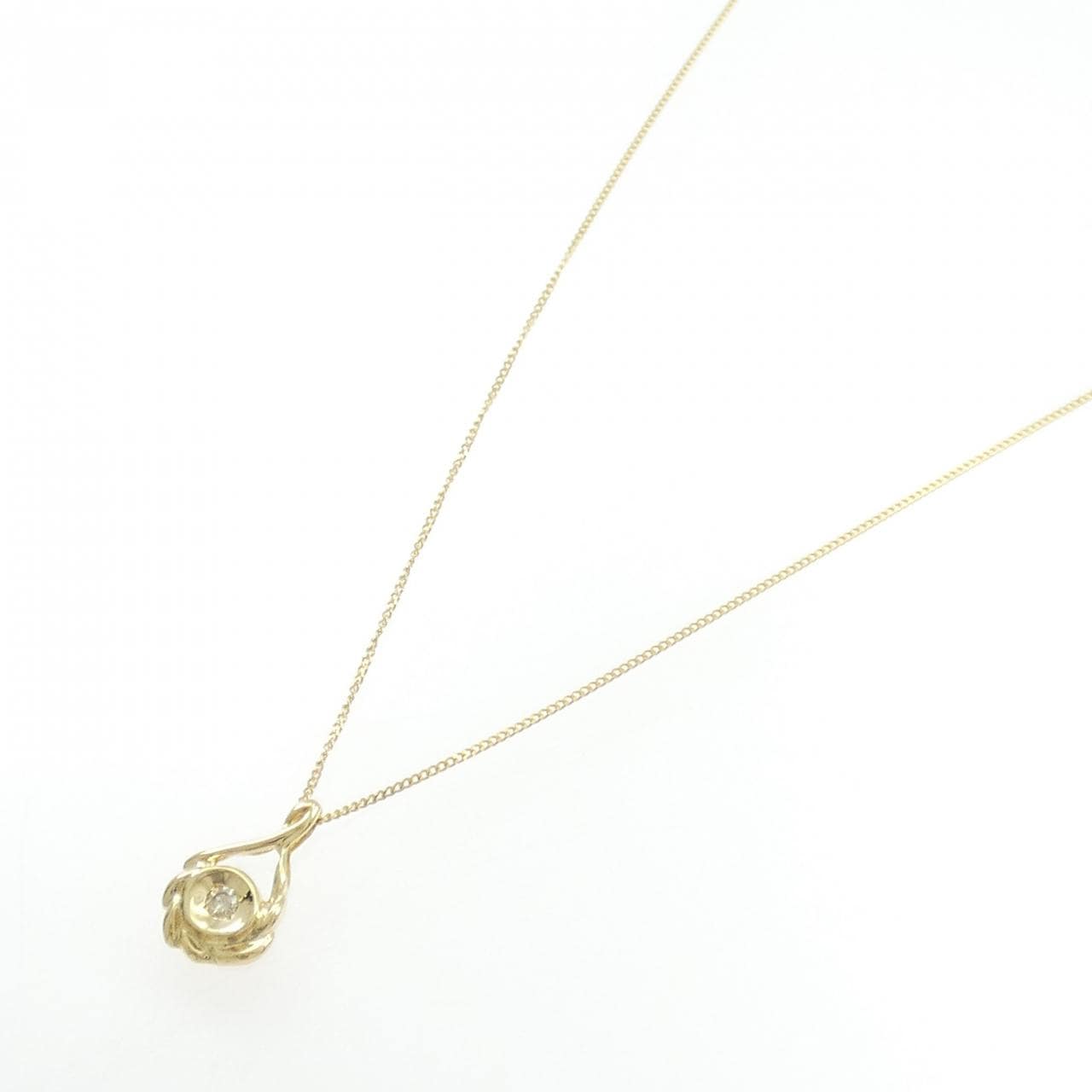 K18YG ダイヤモンド ネックレス 0.05CT