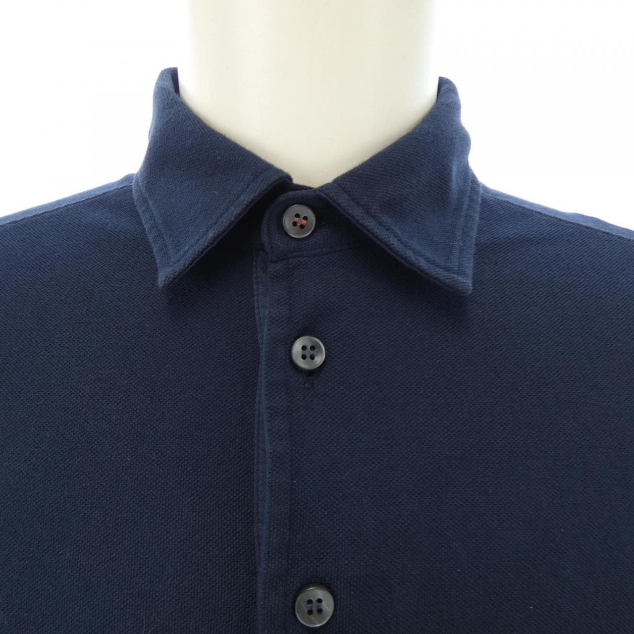 Polo Shirt Cotton Navy Blue | Loro Piana US