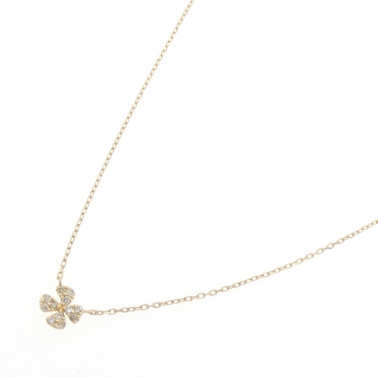 アガット ダイヤモンド ネックレス 0.05CT