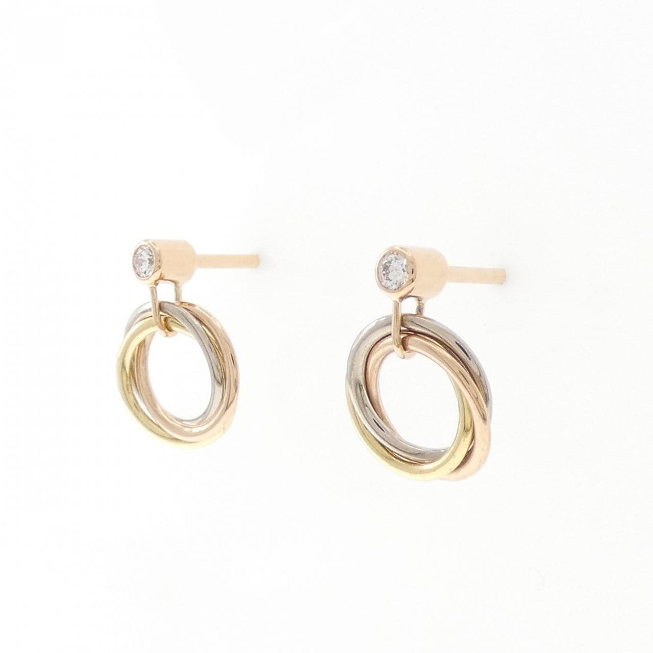 カルティエ トリニティ ピアス