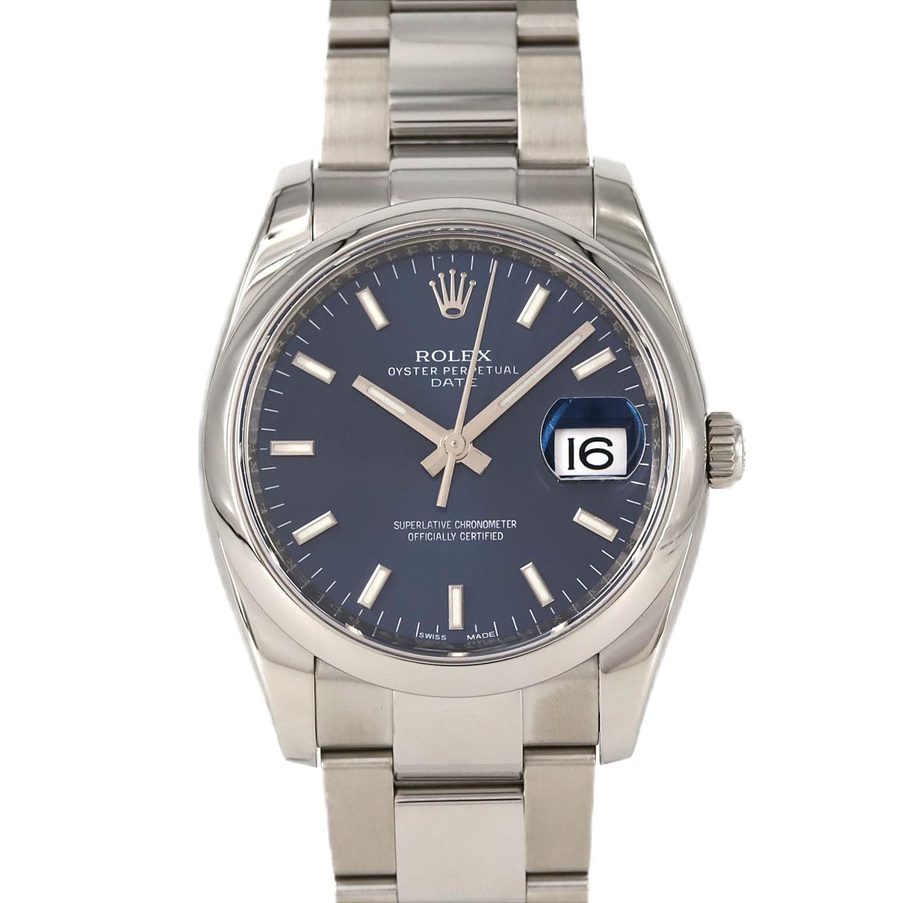 ロレックス オイスターパーペチュアルデイト 115200 SS 自動巻 ランダム番