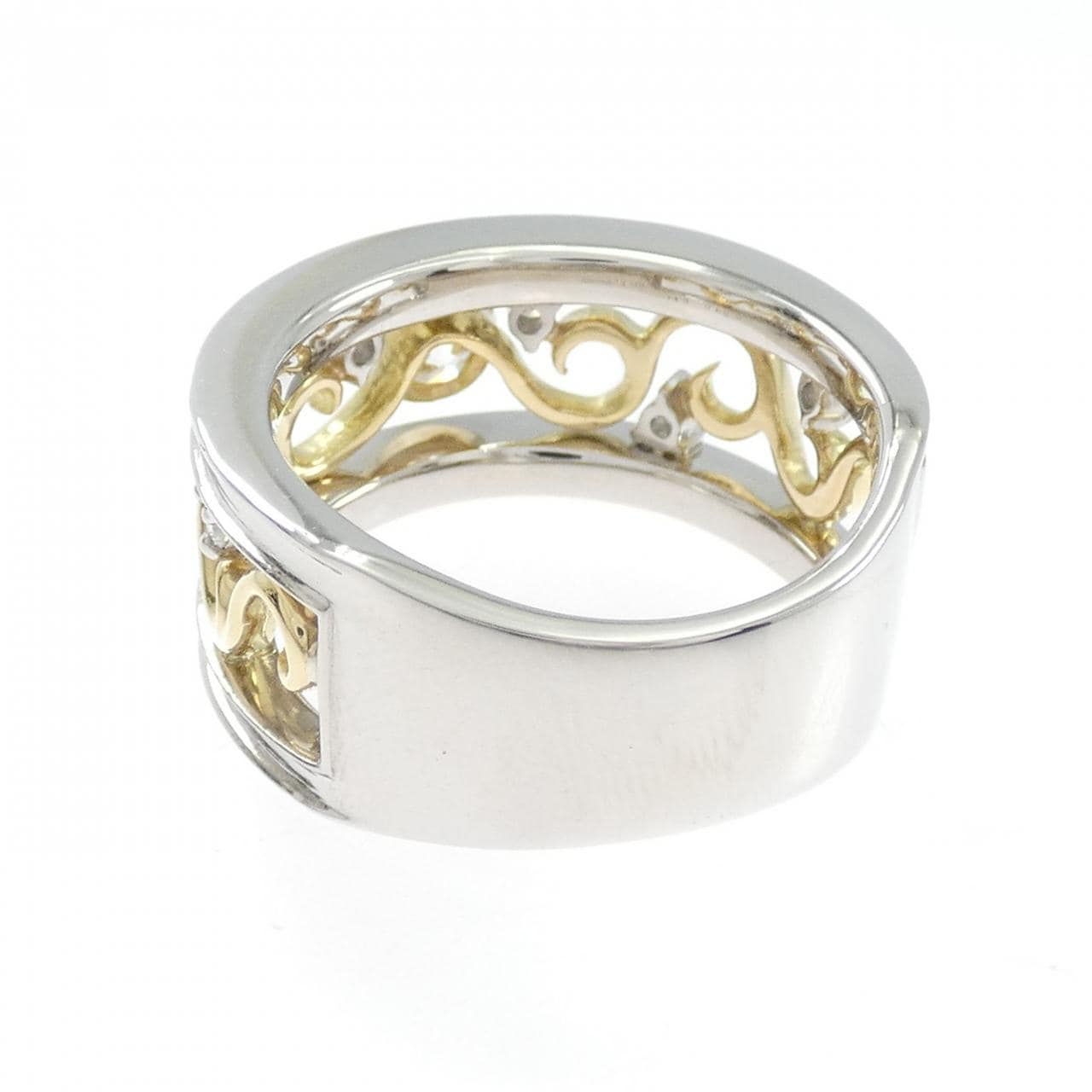 PT900/K18YG ダイヤモンド リング 0.245CT