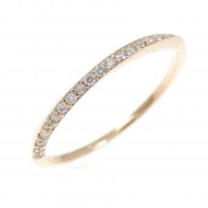 K18PG ダイヤモンド リング 0.12CT