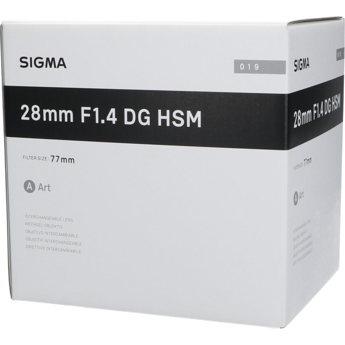 【未使用品】SIGMA 28mm F1．4 DG HSM （A） ソニーE用