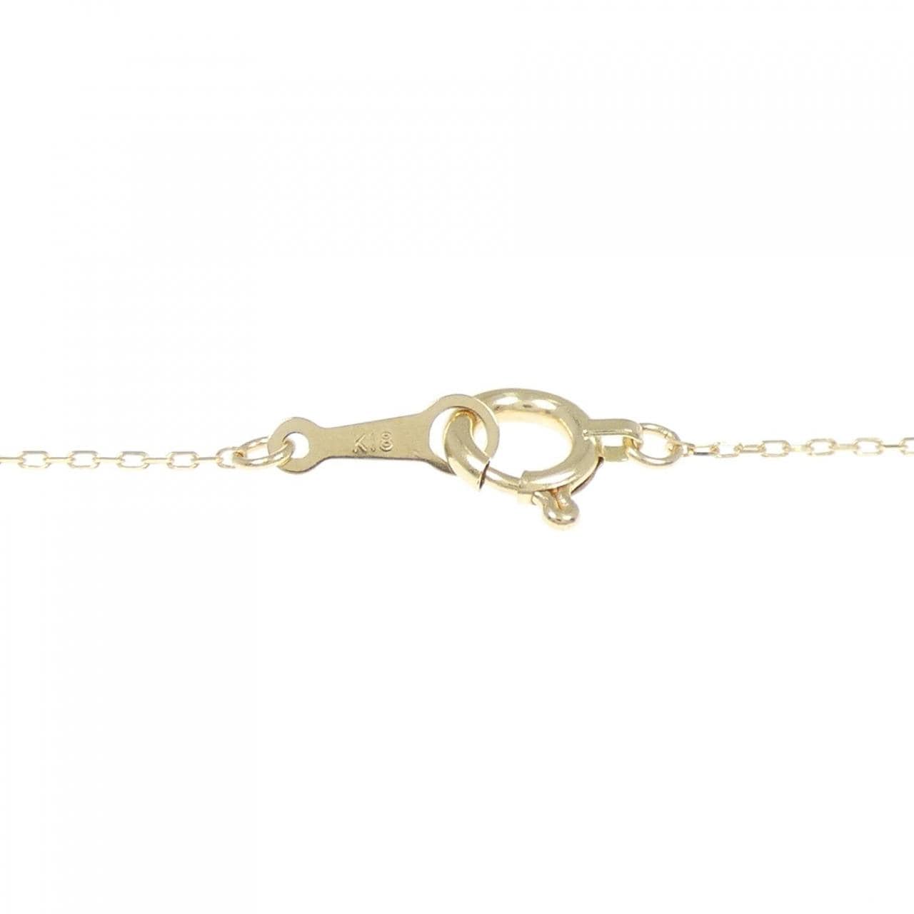 [BRAND NEW] K18YG Diamond necklace 0.10CT