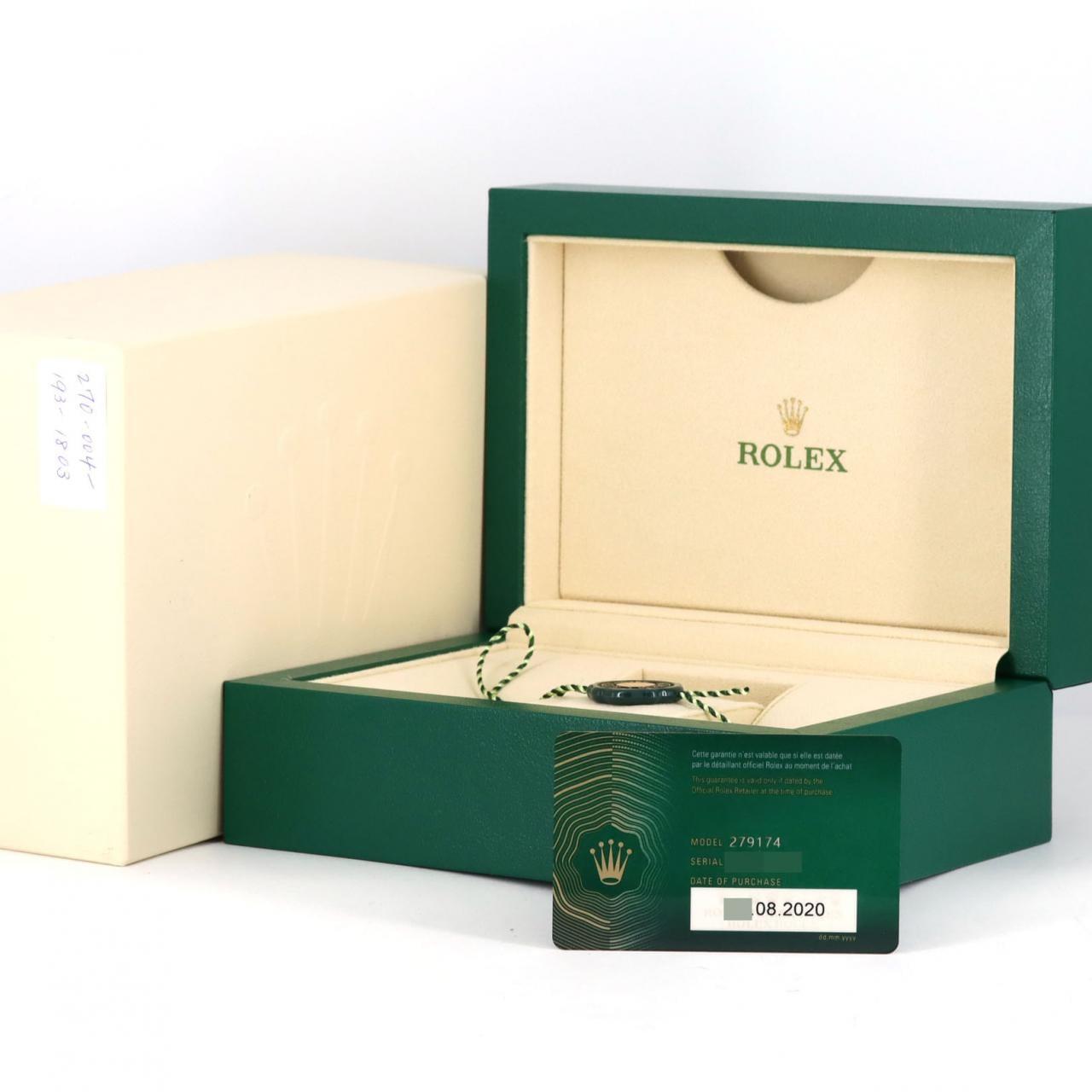 ロレックス デイトジャスト 279174 SSxWG 自動巻 ランダム番