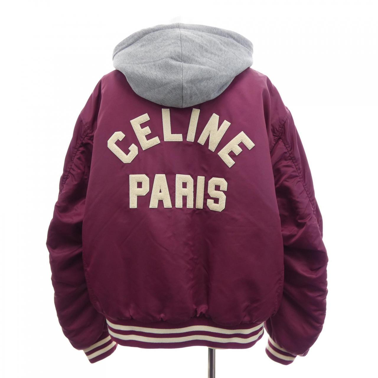 セリーヌ CELINE フード付きオーバーサイズテディジャケット 2W15A227R ブルゾン