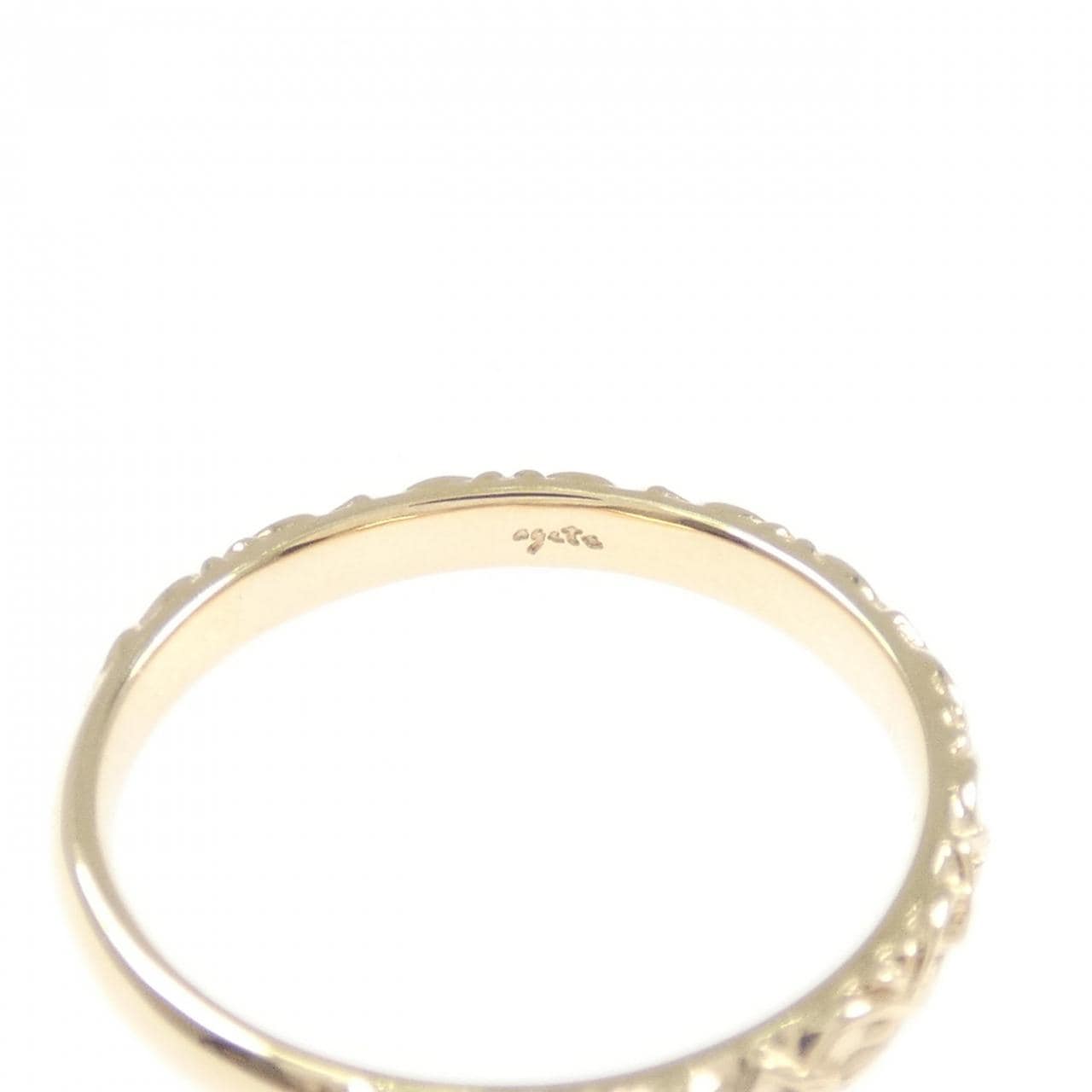 アガット K10PG リング